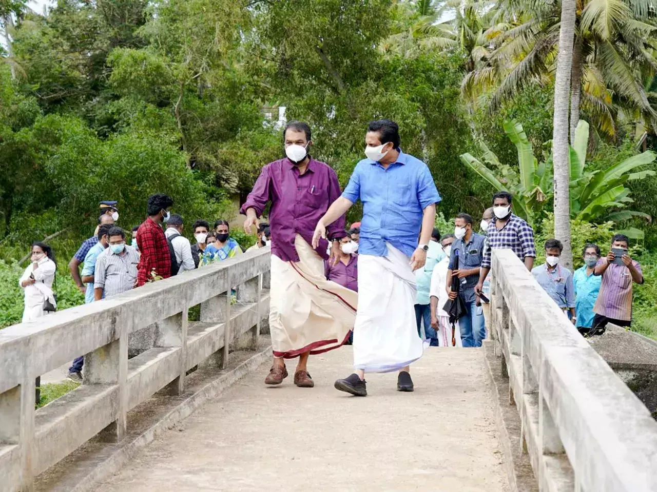 tourism ministers birthday gift to lalettan for preparing the kiridam palam tourism project
