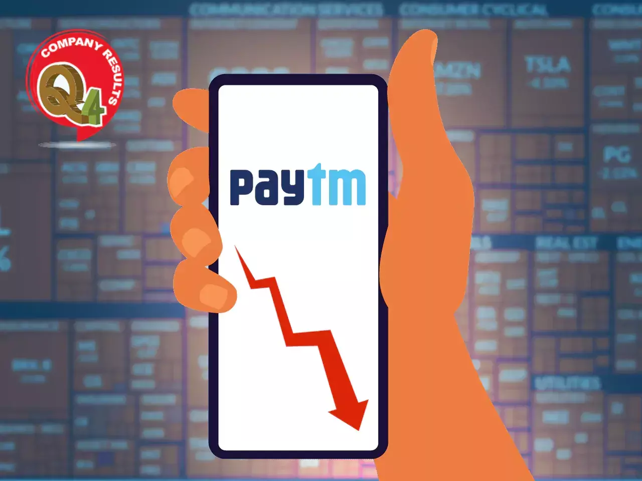 550 crore loss for paytm in the fourth quarter