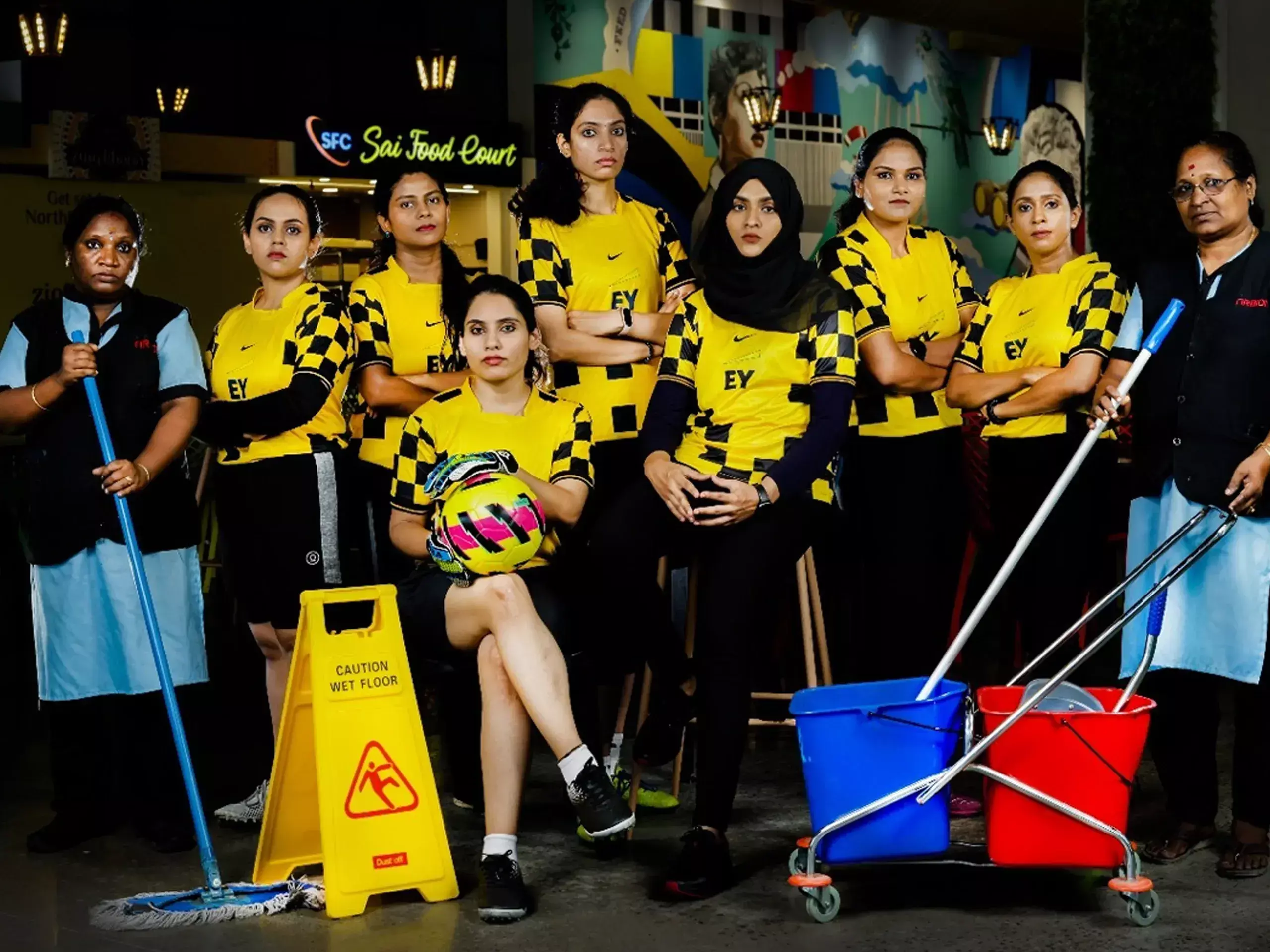 സ്ത്രീശാക്തീകരണത്തിന്റെ ഫുട്‌ബോള്‍ മാതൃകയുമായി ഇന്‍ഫോപാര്‍ക്കിലെ ടെക്കികള്‍