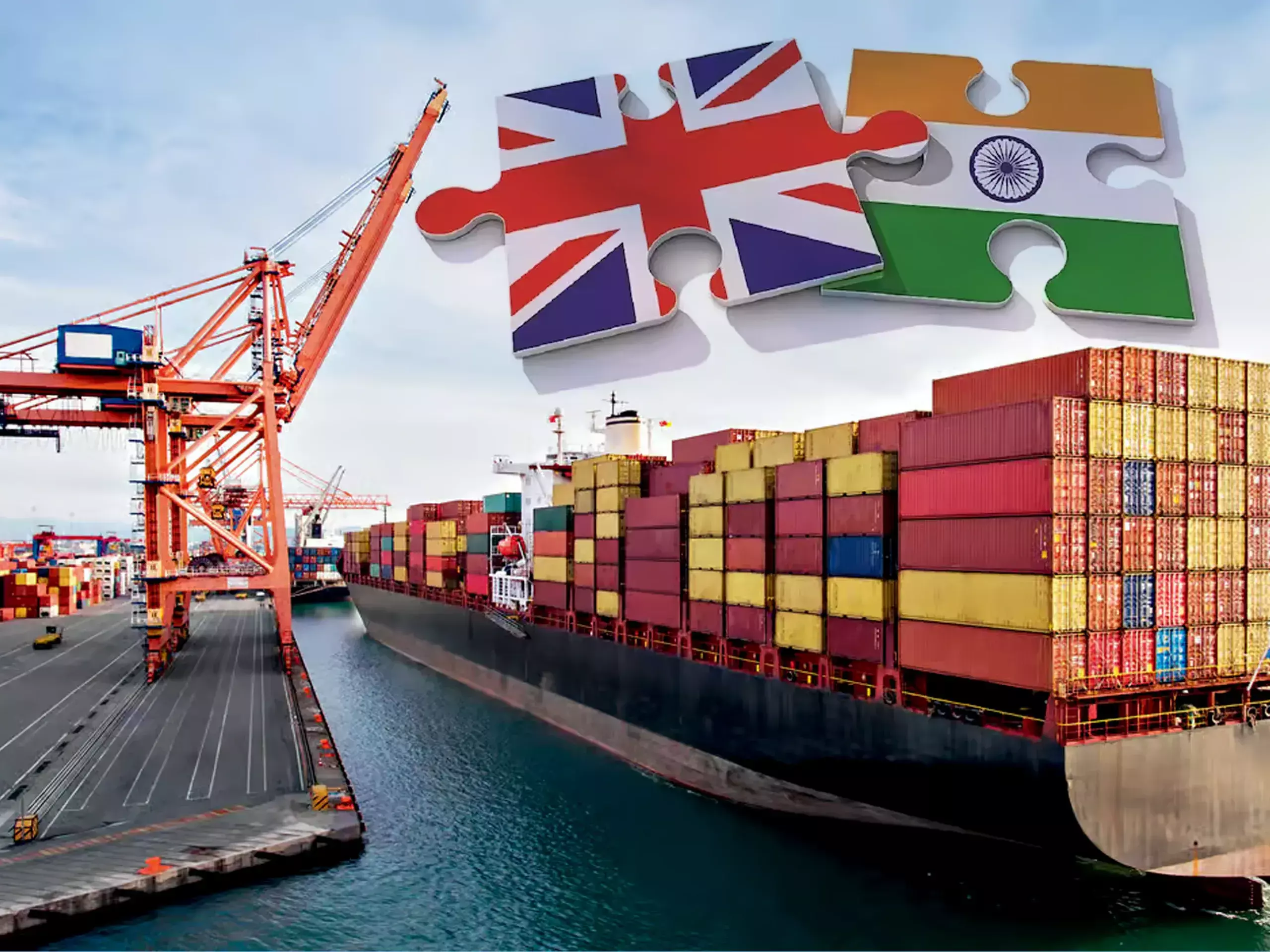 indian exports, uk overtake china