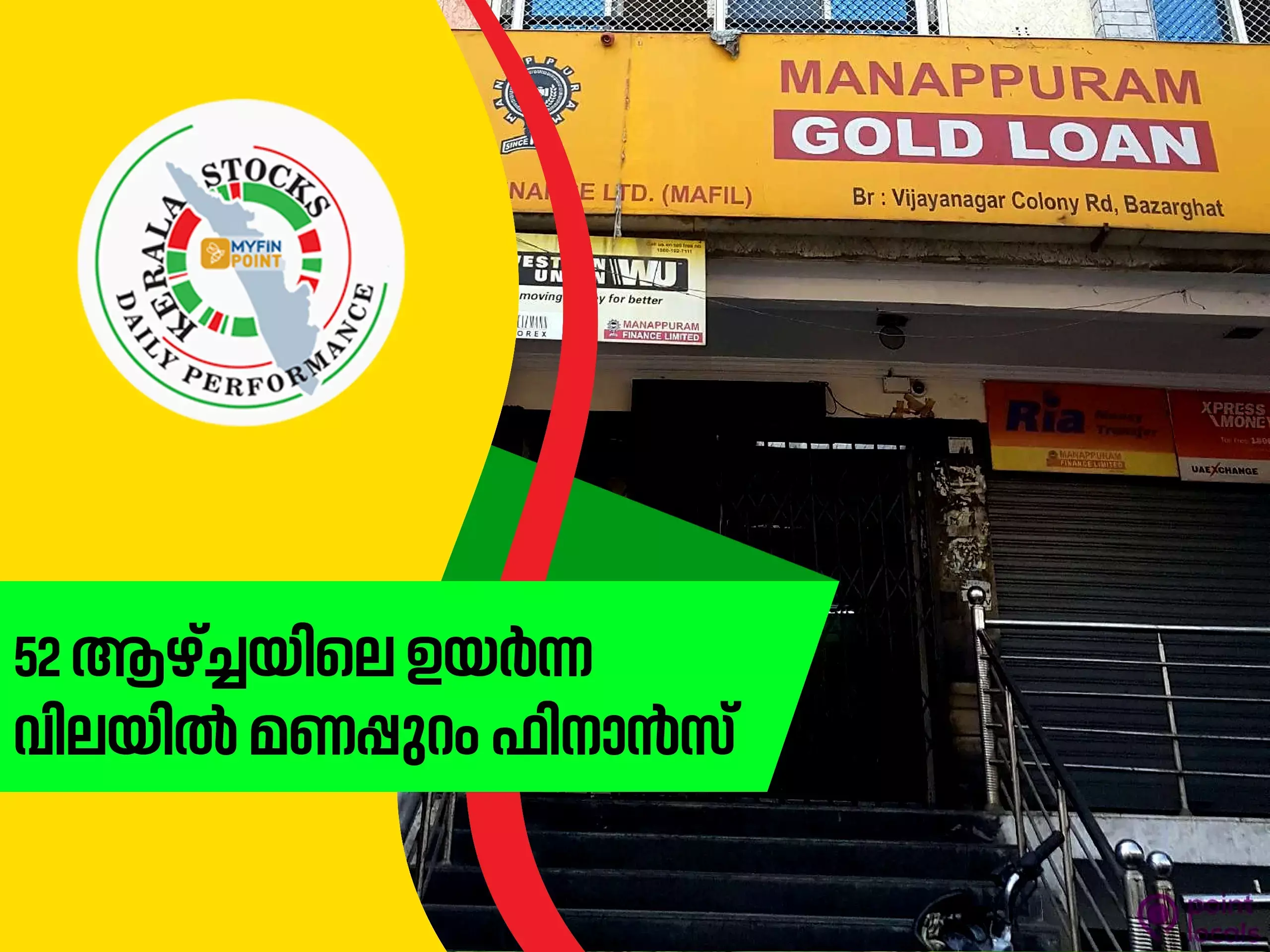 കേരള കമ്പനികൾ ഇന്ന്; 52 ആഴ്ച്ചയിലെ ഉയർന്ന വിലയിൽ മണപ്പുറം ഫിനാൻസ്