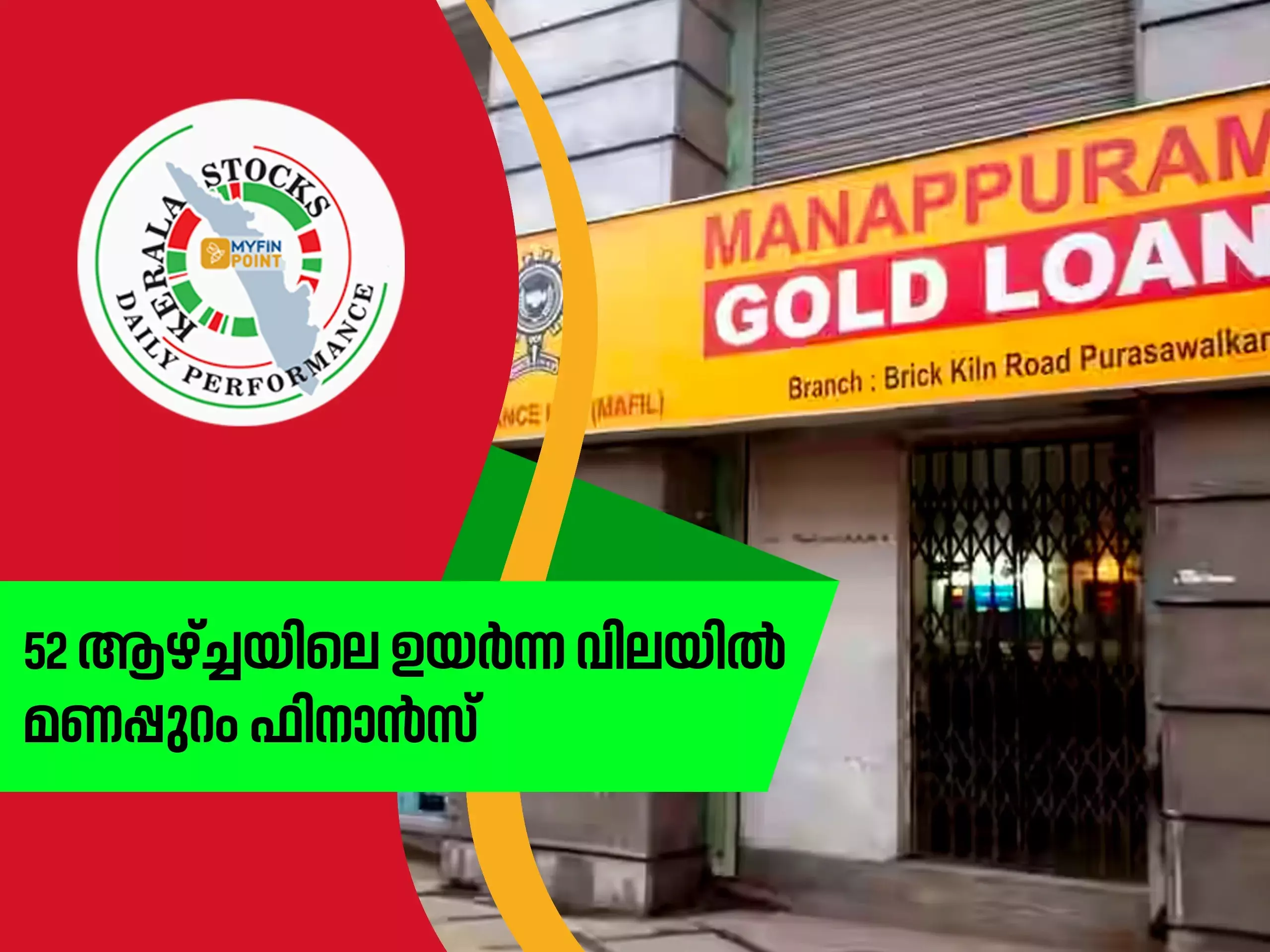 കേരള കമ്പനികൾ ഇന്ന്; 52 ആഴ്ച്ചയിലെ ഉയർന്ന വിലയിൽ മണപ്പുറം ഫിനാൻസ്