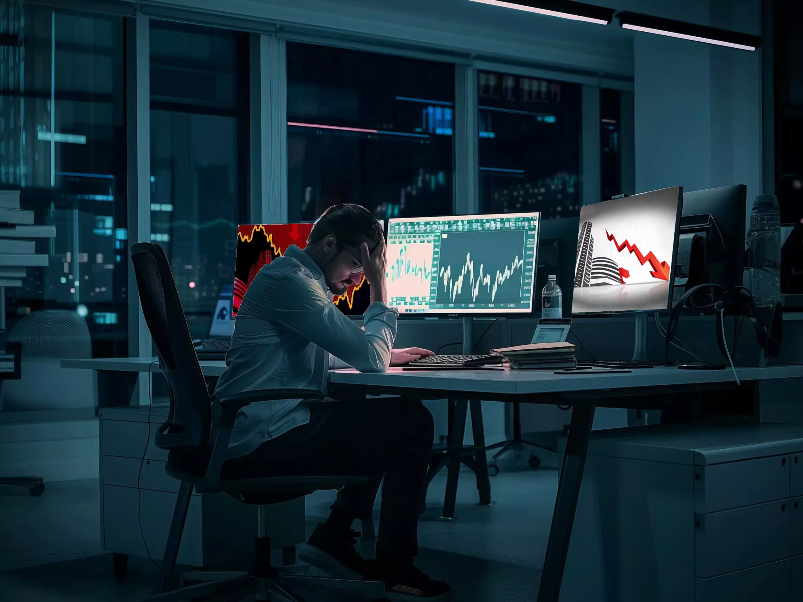 കുത്തനെ ഇടിഞ്ഞ് ആഭ്യന്തര വിപണി; ചുവപ്പണിഞ്ഞ് മിഡ്, സ്മോൾ ക്യാപ് ഓഹരികൾ കുത്തനെ ഇടിഞ്ഞ് ആഭ്യന്തര വിപണി; ചുവപ്പണിഞ്ഞ് മിഡ്, സ്മോൾ ക്യാപ് ഓഹരികൾ