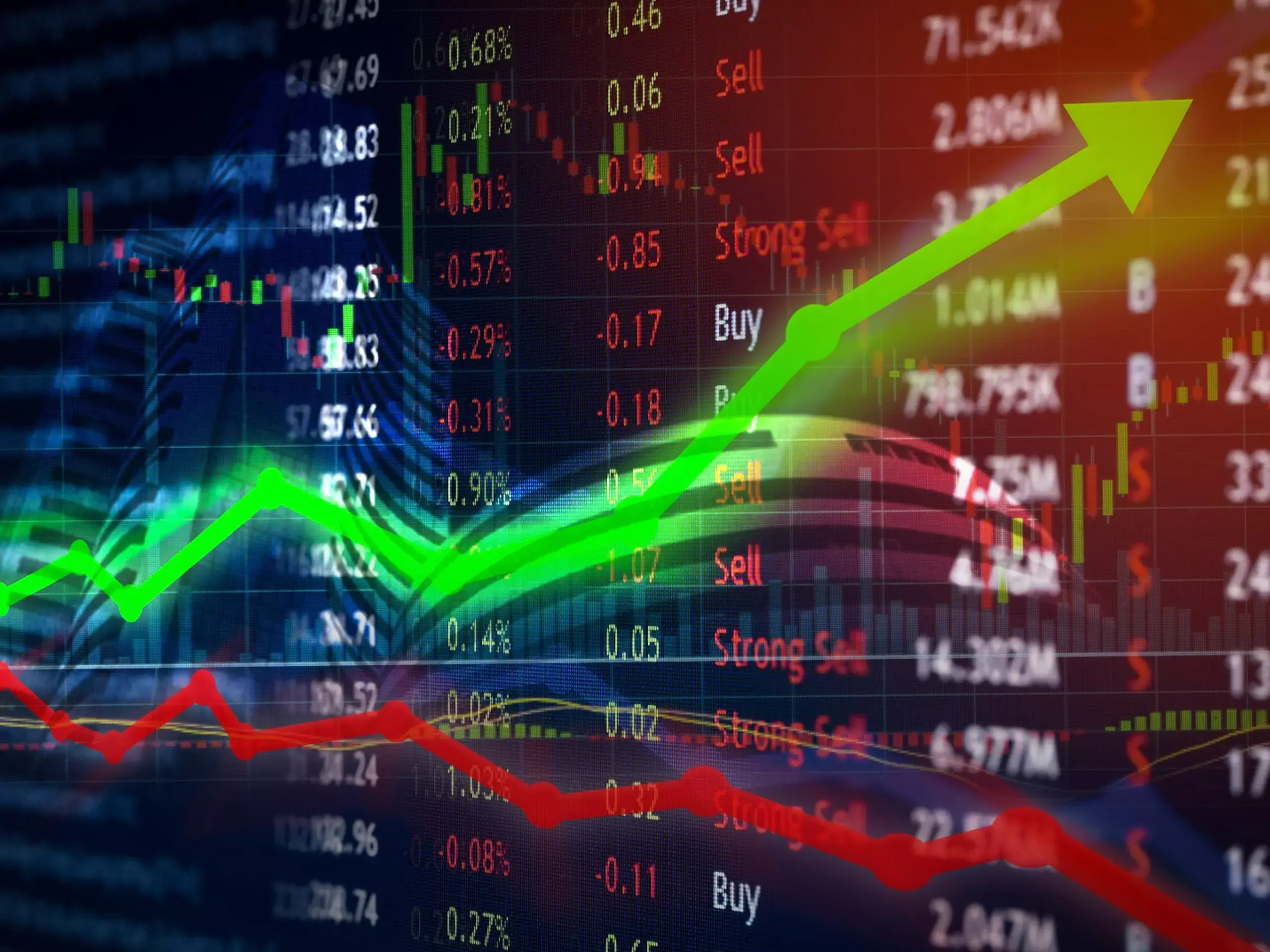 ലാഭമെടുപ്പിൽ നേട്ടം നിലനിർത്താനാവാതെ വിപണി; സൂചികകൾ തൊട്ടത് പുതിയ ഉയരം ലാഭമെടുപ്പിൽ നേട്ടം നിലനിർത്താനാവാതെ വിപണി; സൂചികകൾ തൊട്ടത് പുതിയ ഉയരം