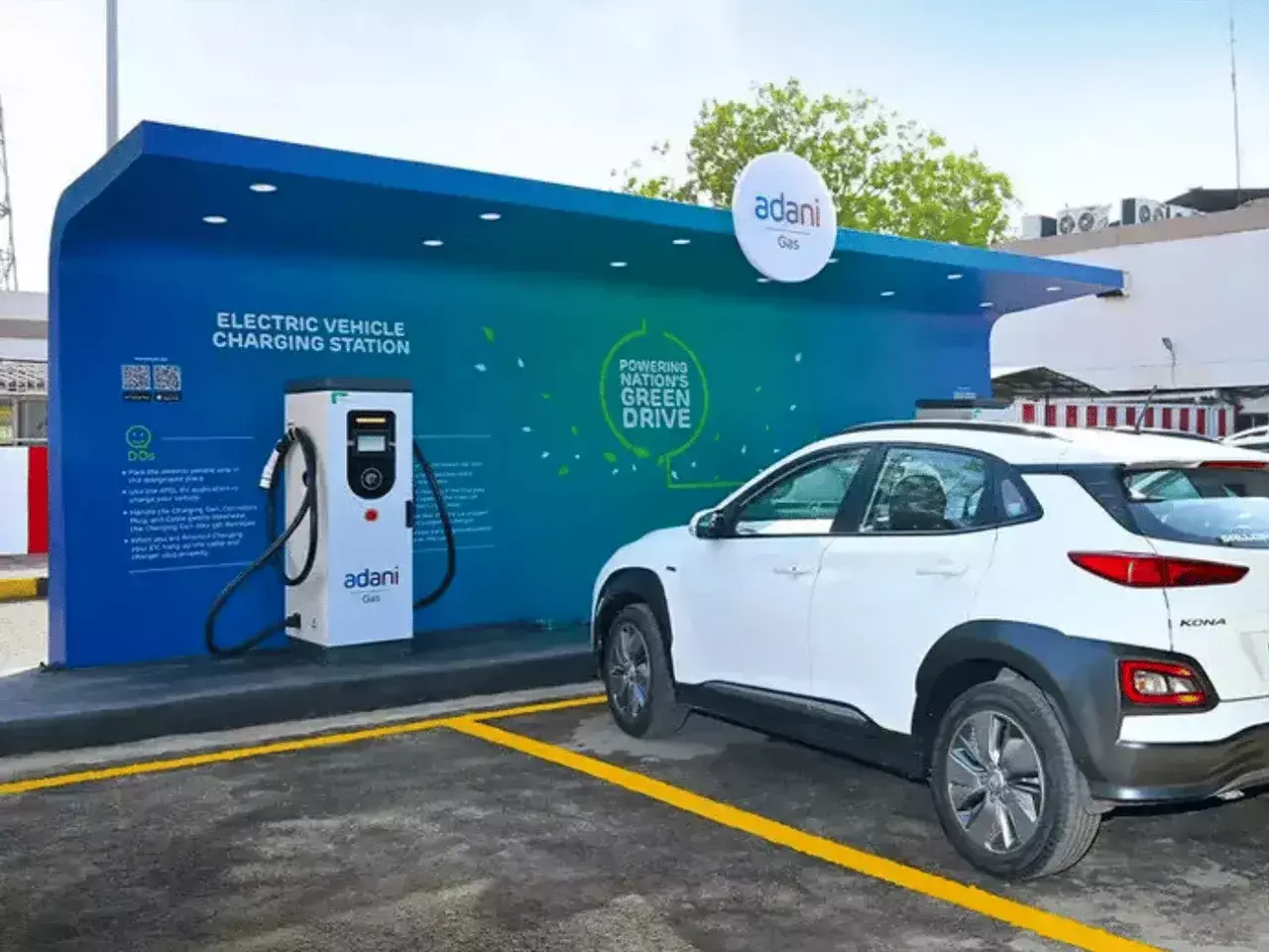 adani total gas ev charging points have increased to 1,212