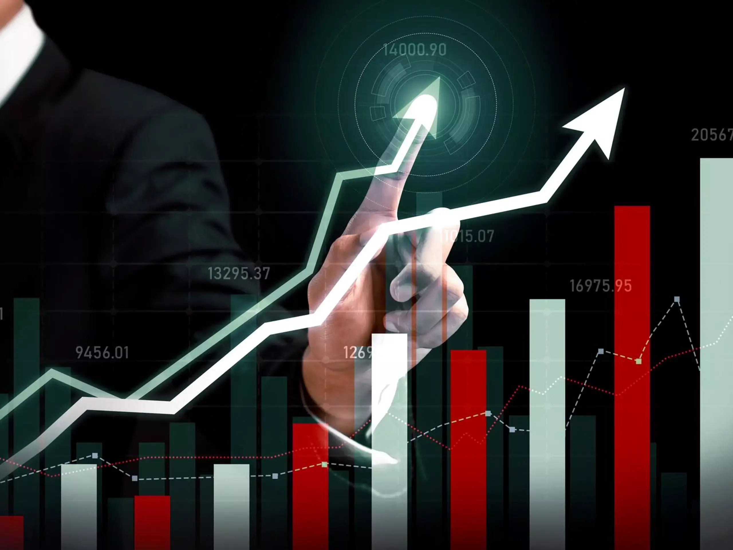 The market ended with a slight gain The market ended with a slight gain