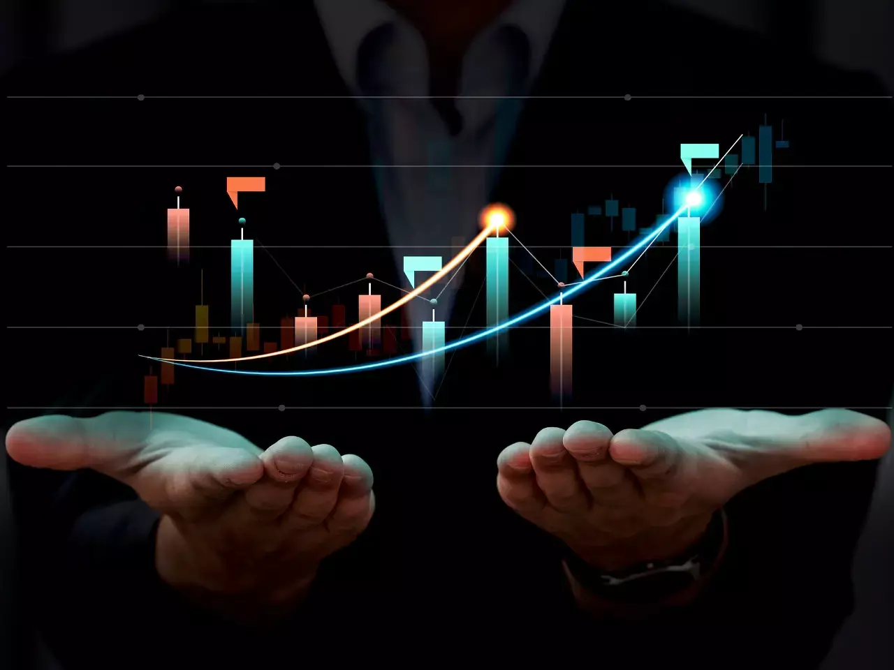 markets on gains, it stocks on the rise