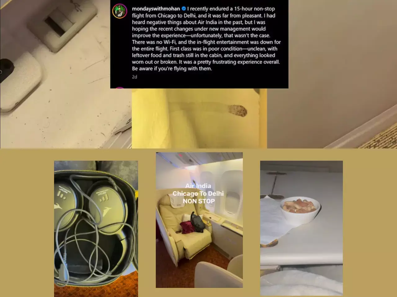 first class complaint, air india refund ticket price