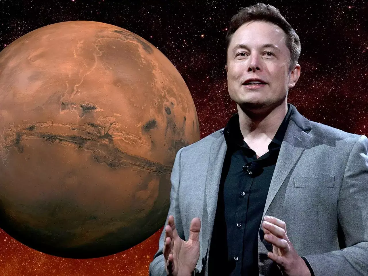 musk says that the target is mars