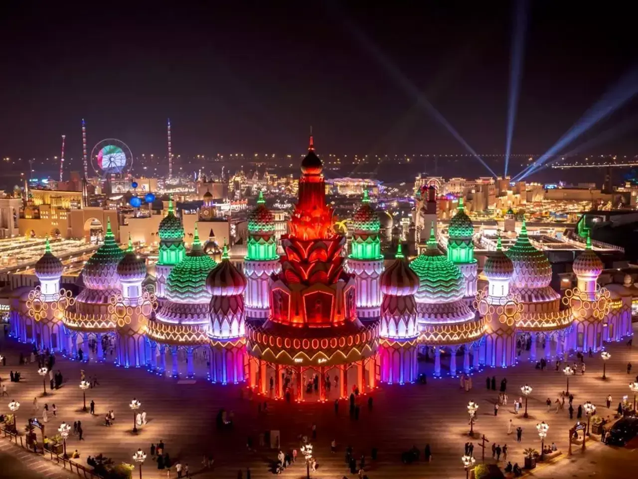 pavilions of 78 countries including India in the global village