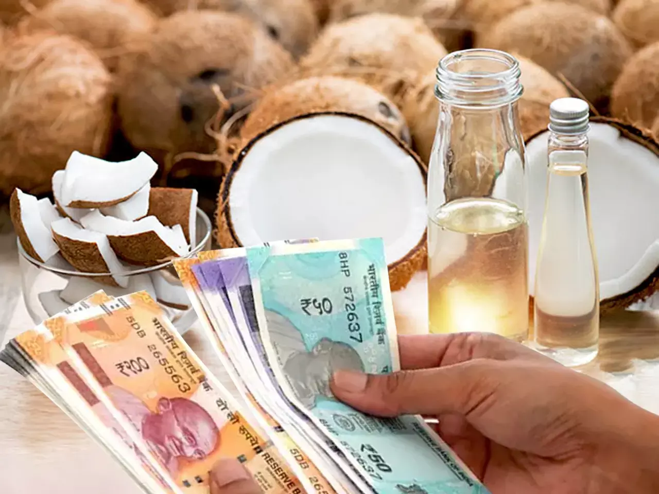 a kitchen budget slick with coconut oil