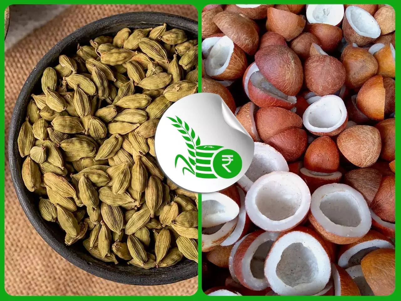 പൊന്നുംവിലയിലേക്ക് ഏലക്ക;  കൊപ്ര വിലയില്‍ തിരുത്തല്‍