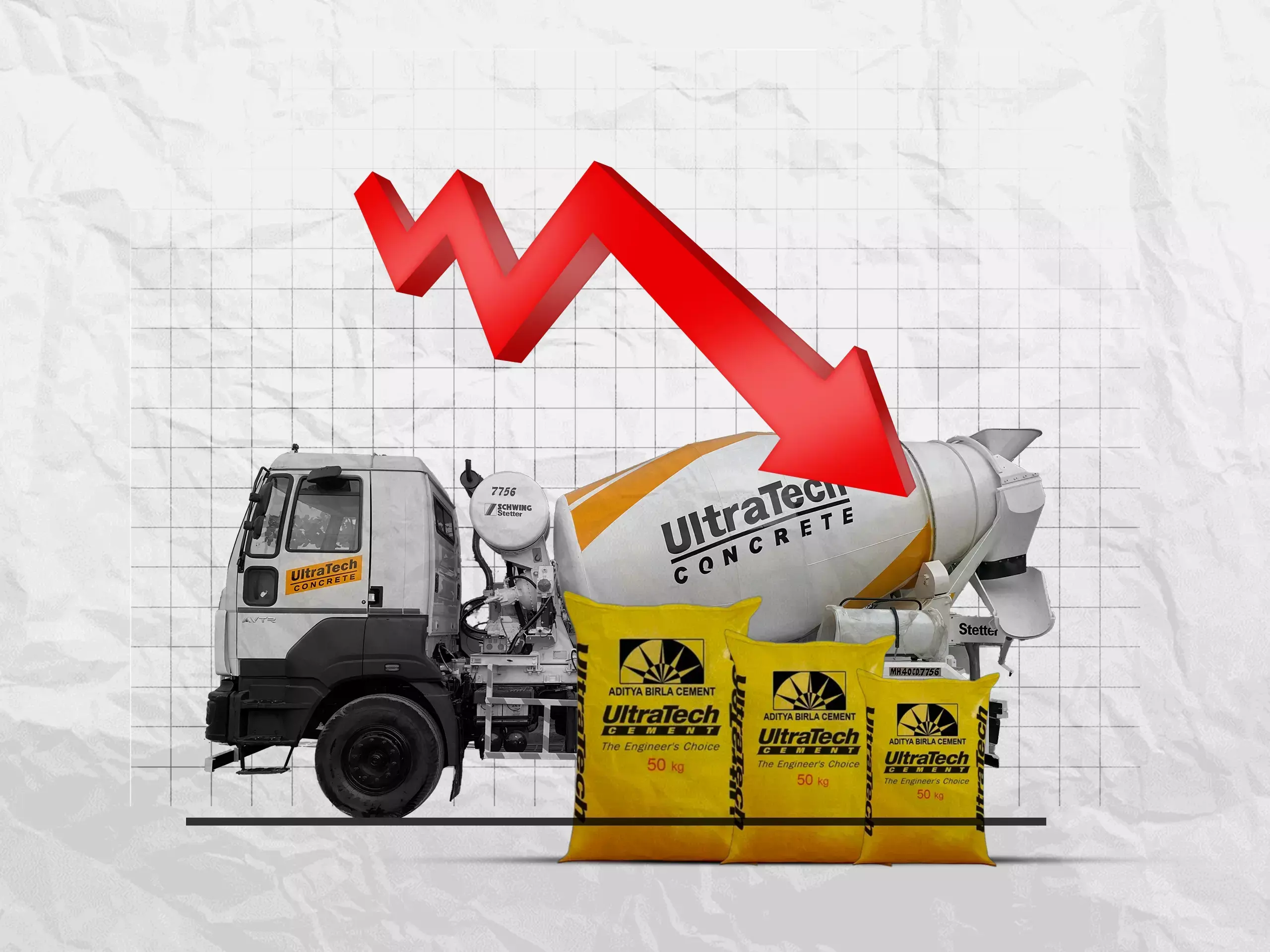 അള്‍ട്രാടെക്; അറ്റാദായത്തില്‍ കനത്ത ഇടിവ്