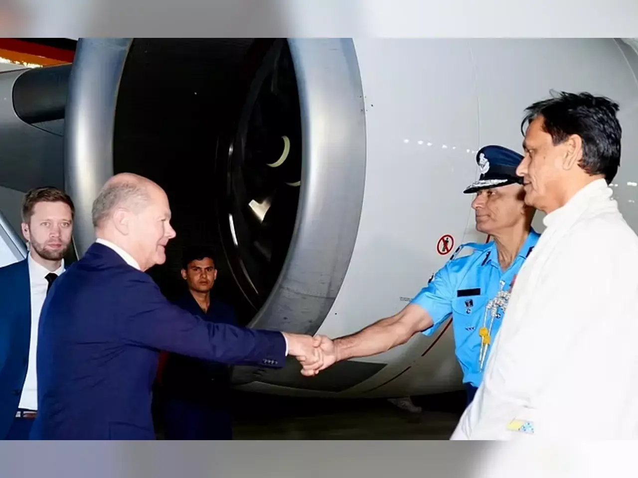 improving bilateral relations, german chancellor visits india