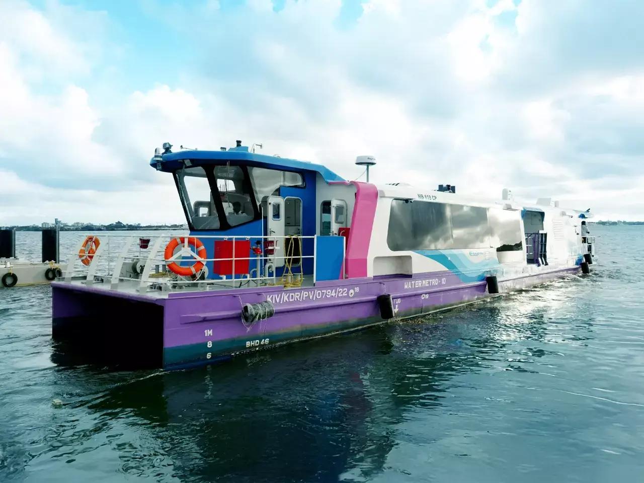 kochi water metro service has crossed another milestone