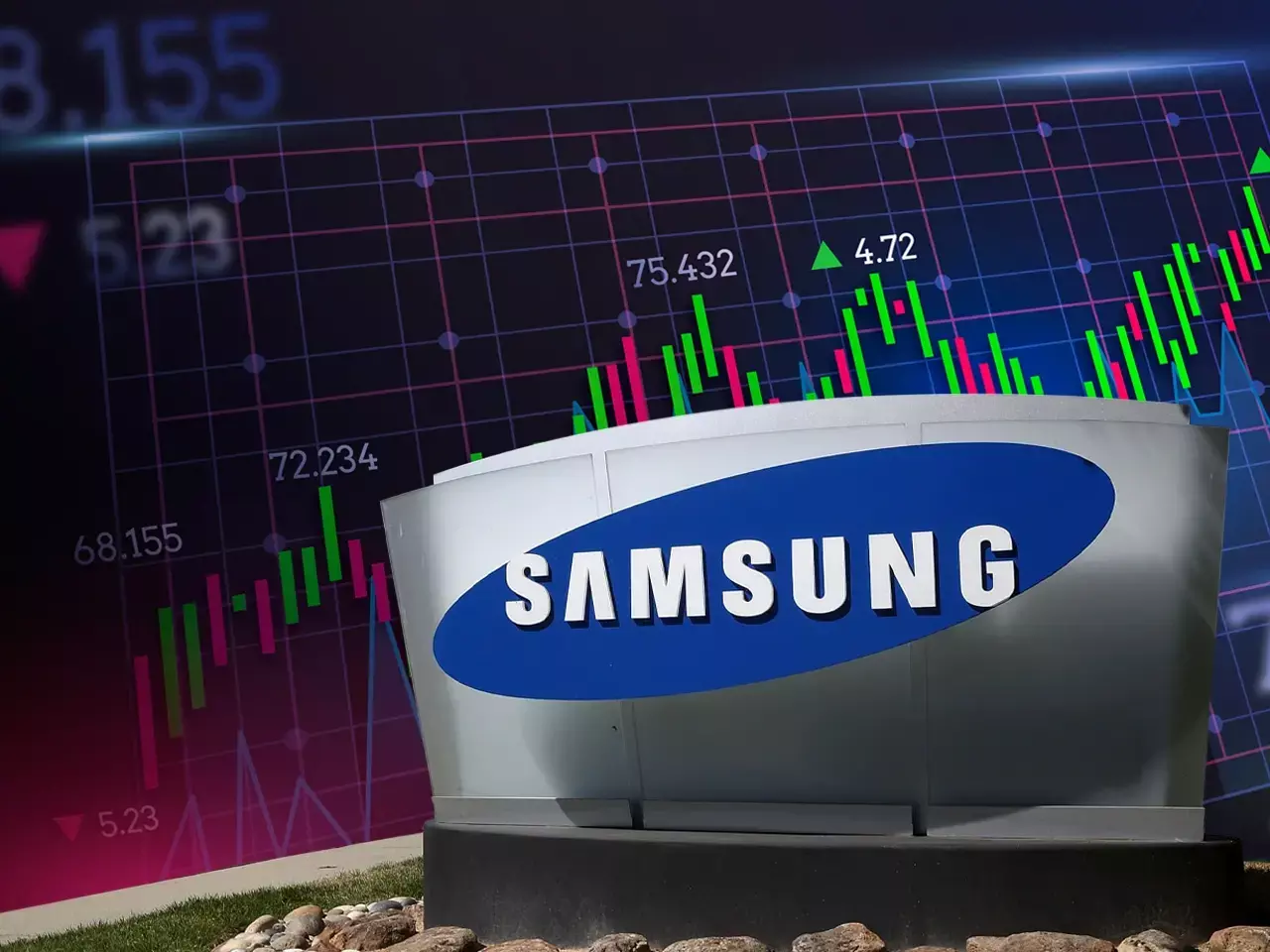 samsung tops in value, market share 23%