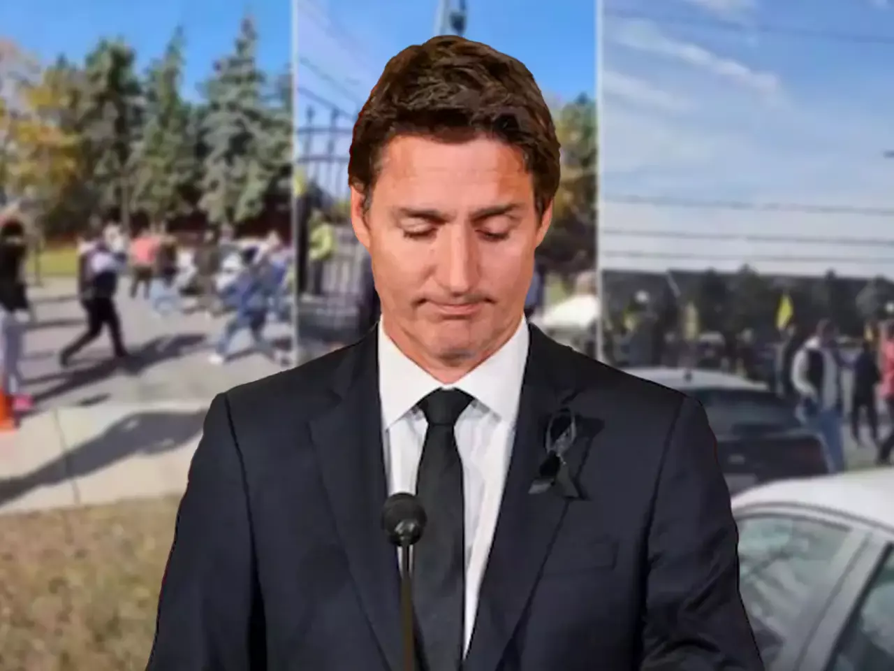 khalistan attack on canadian temple, trudeau reacts