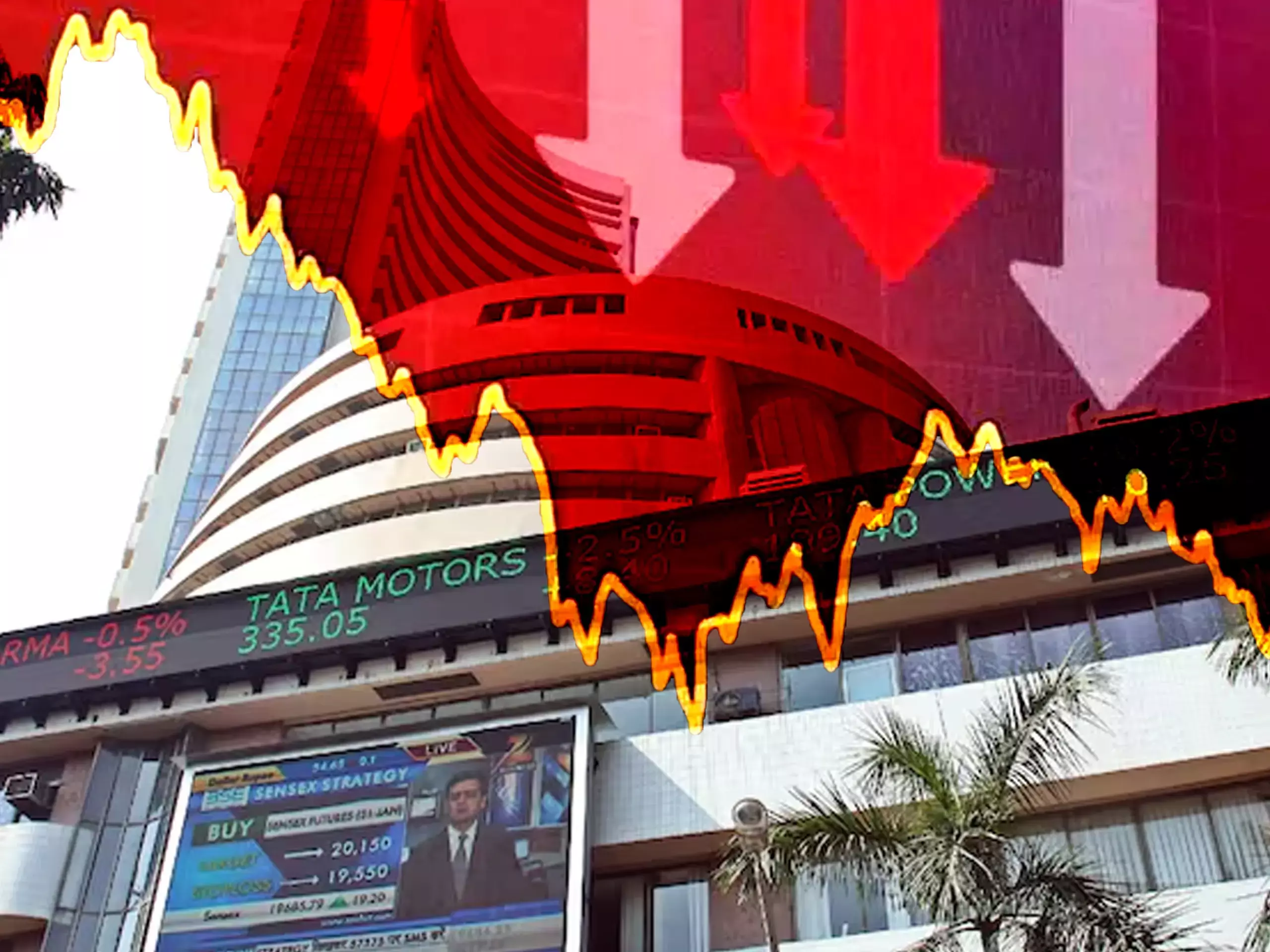 ശോകമൂകമായി ദലാൽ സ്ട്രീറ്റ്; 2% ഇടിഞ്ഞ് ബാങ്ക് നിഫ്റ്റി
