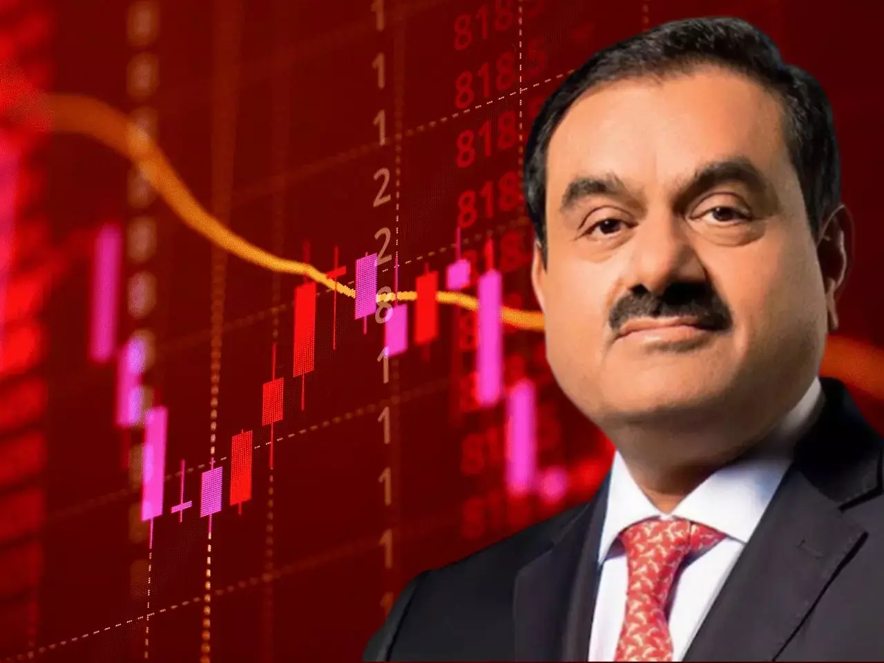 adani group shares fall sharply