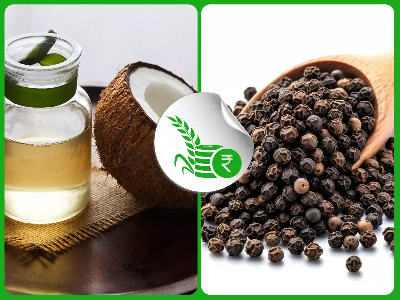 വെളിച്ചെണ്ണയും കൊപ്രയും മുന്നേറി;  സ്ഥിരതയ്ക്ക് ശ്രമിച്ച് കുരുമുളക് വിപണി