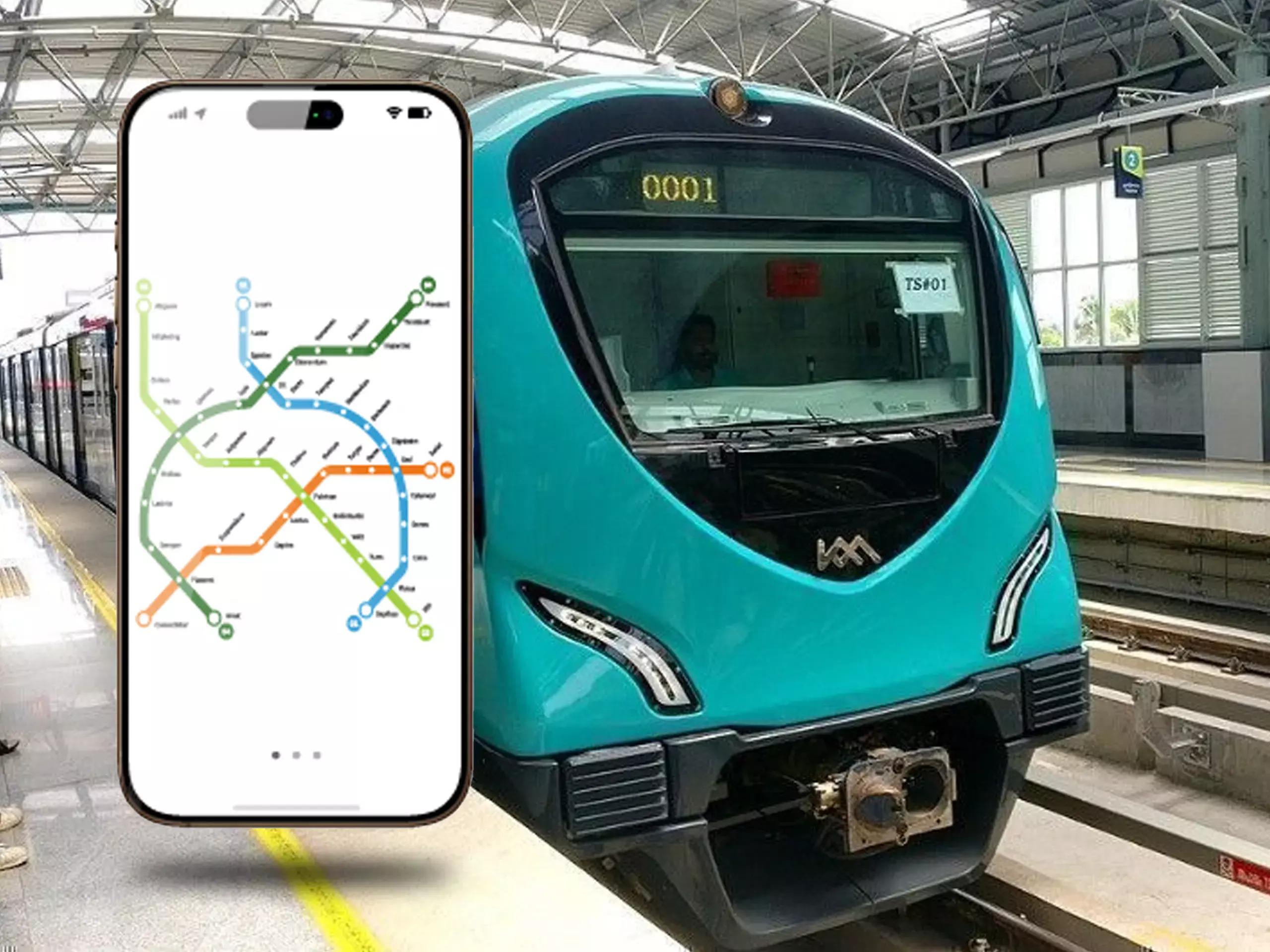 കൊച്ചി മെട്രോ ടൈംടേബിൾ ഇനി ‘വെയർ ഈസ് മൈ ട്രെയിൻ’ ആപ്പിലും, ഗൂഗിൾ മാപ്പിലും