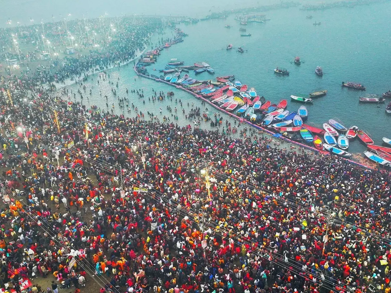 mahakumbh mela begins, tourists also flock to the fair