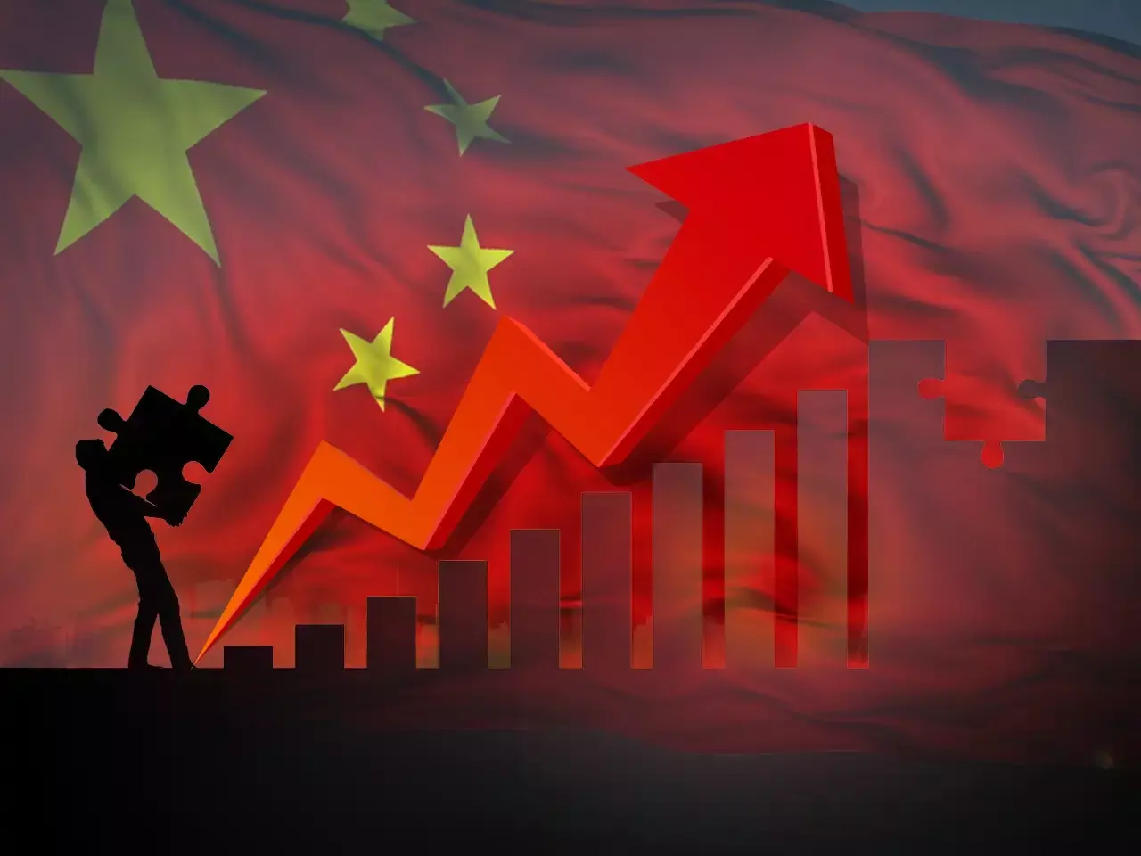 chinese growth at 5 percent, report says