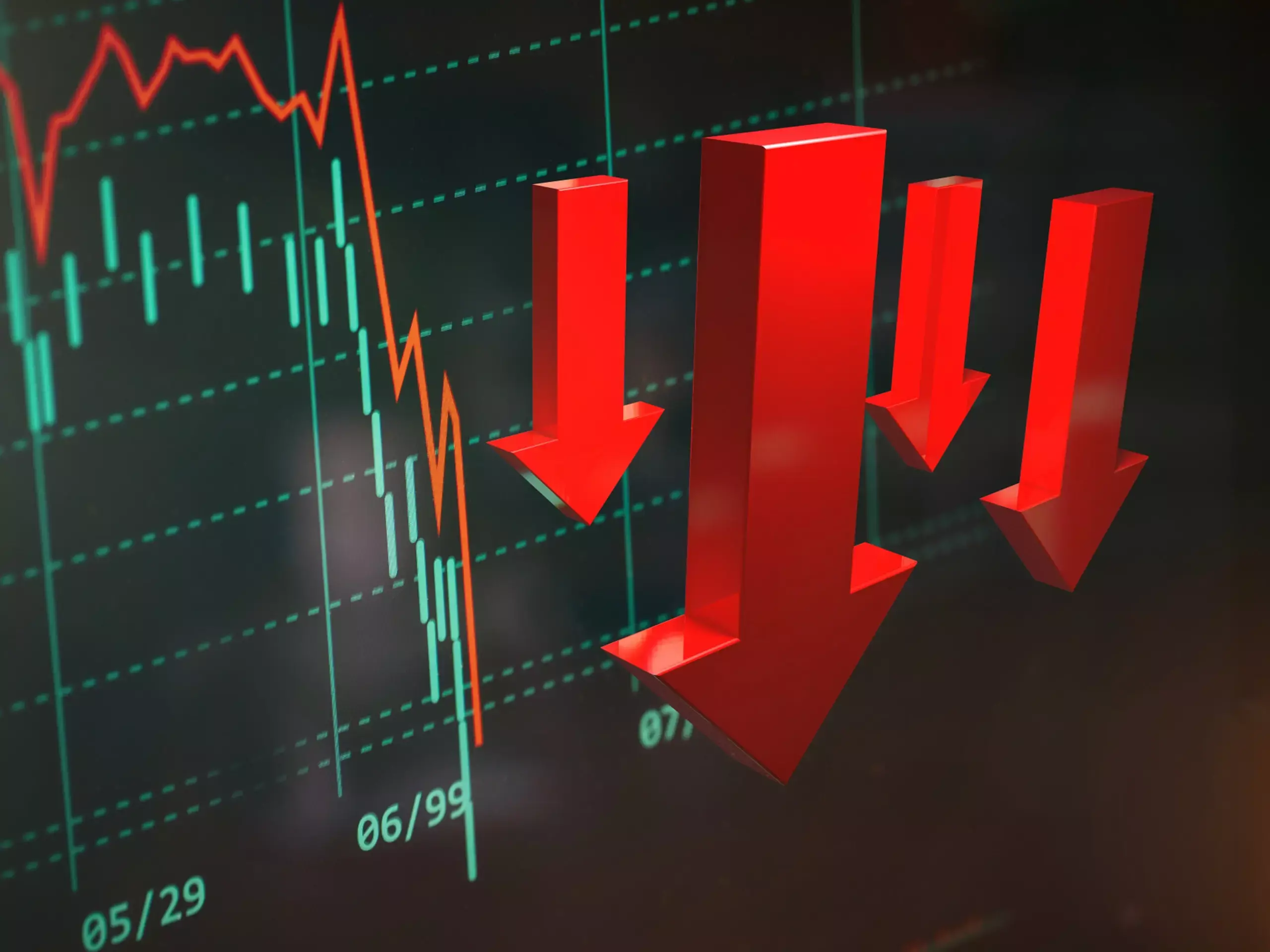 ആറ് കമ്പനികള്‍ കൂപ്പുകുത്തി;  സംയോജിത നഷ്ടം 1.71 ലക്ഷം കോടി