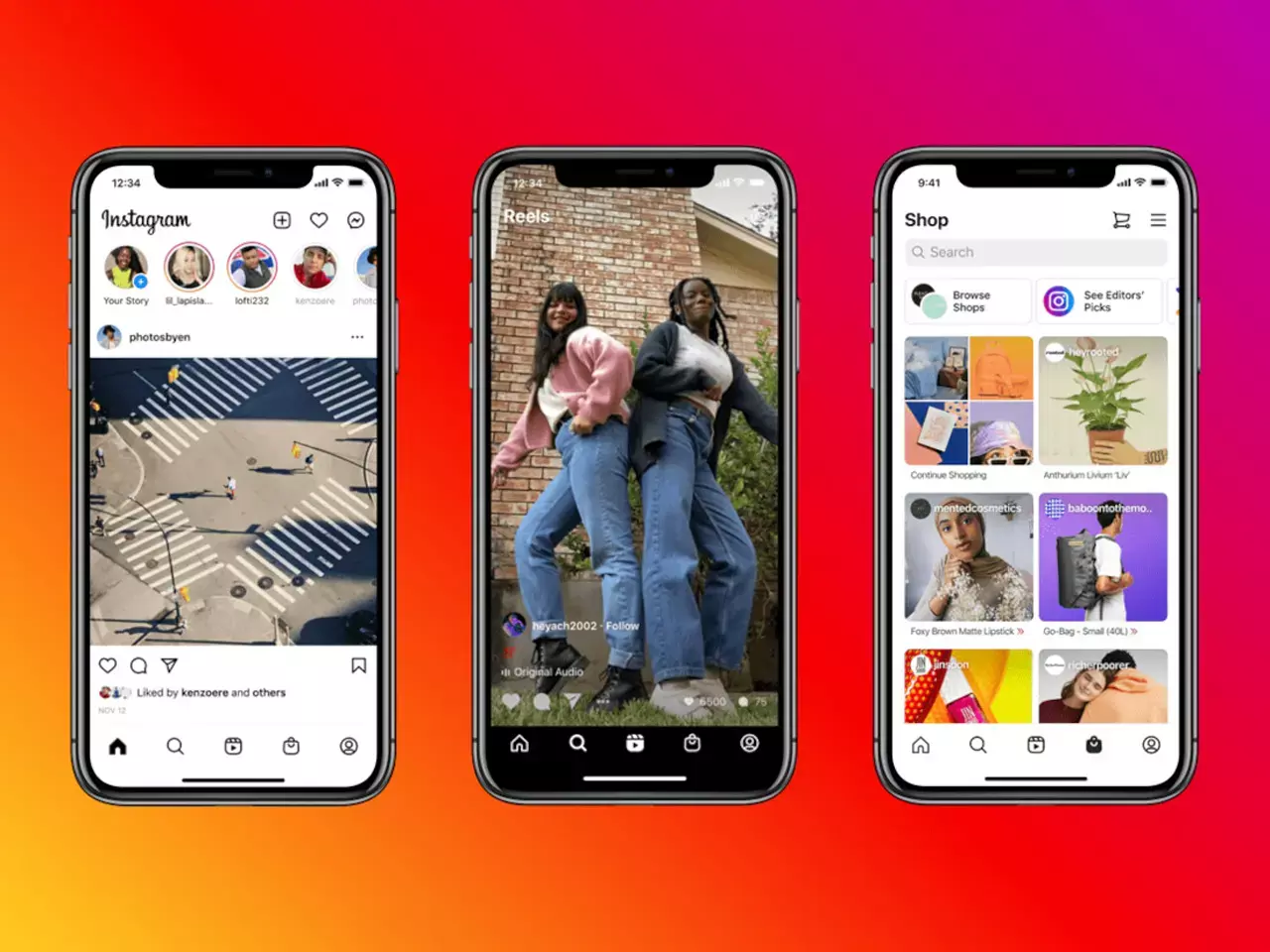 instagram with beautiful updates