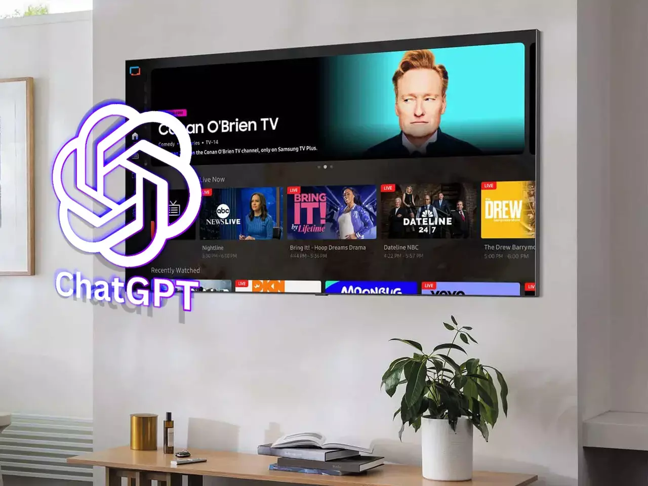 chat gpt to samsung smart tv