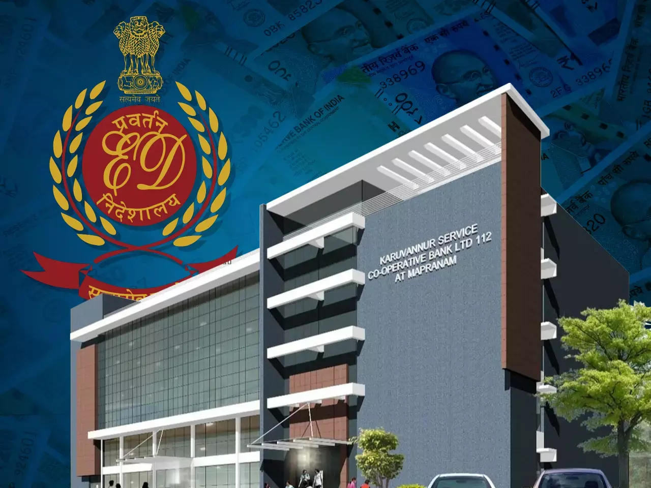 karuvannur bank fraud, ed seizes assets worth 10 crores and rs 50 lakhs