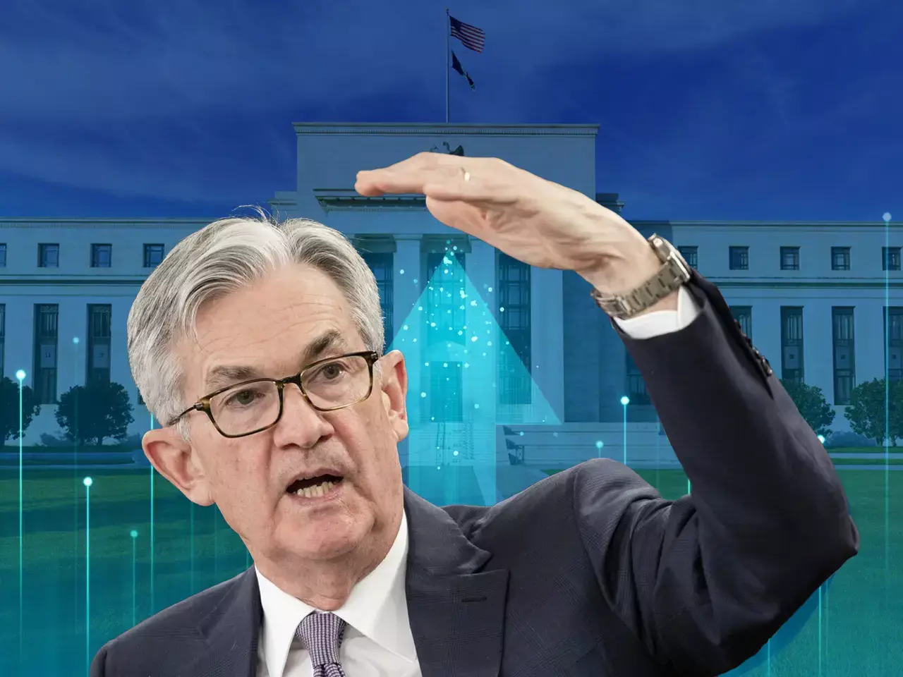 powell says federal reserve rates unchanged, inflation improving