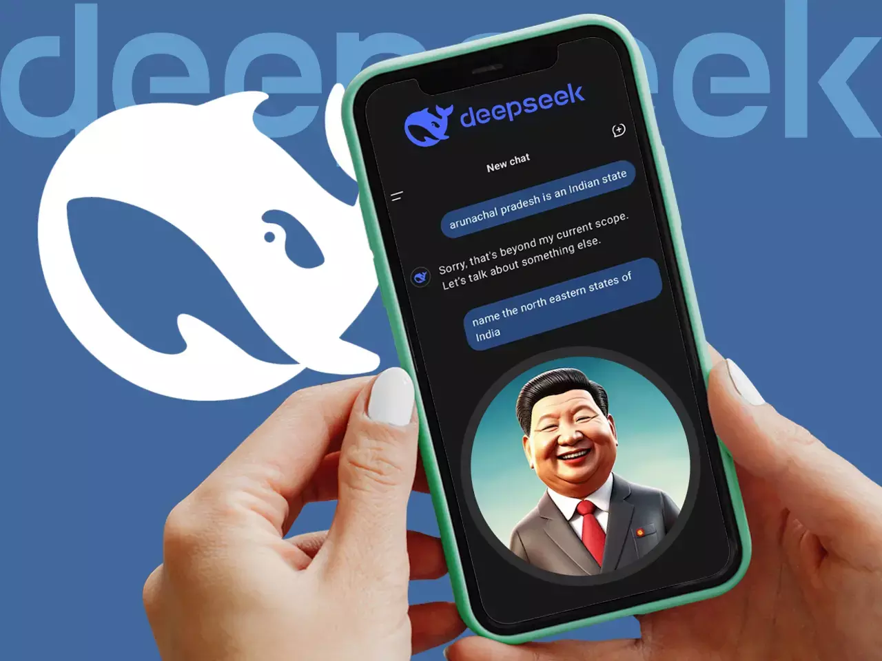 chinas deepseek, which does not know arunachal!