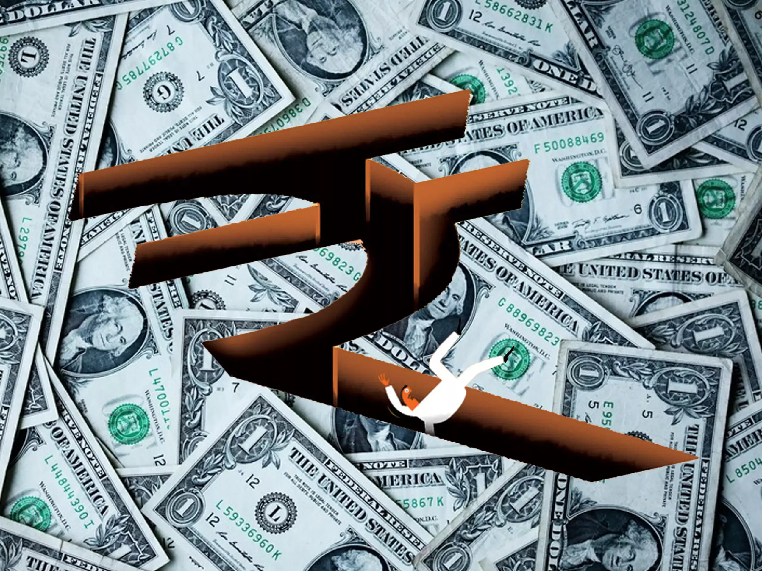 രൂപയുടെ മൂല്യത്തില്‍ വീണ്ടും ഇടിവ്