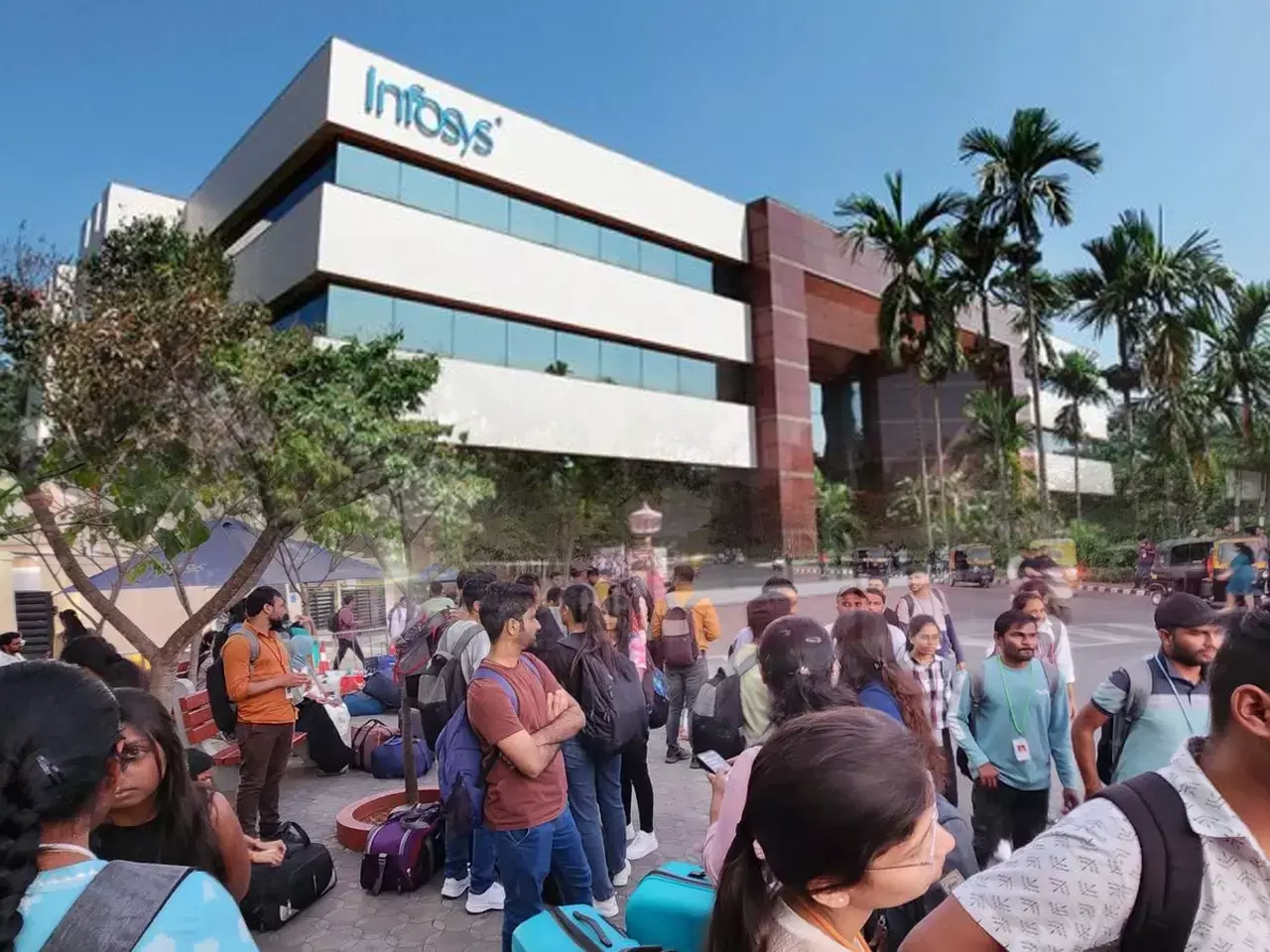 mass layoffs at infosys, protests intensify