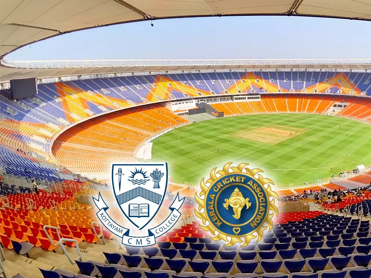 international standard cricket stadium coming up in kottayam, cms college and kca sign agreement