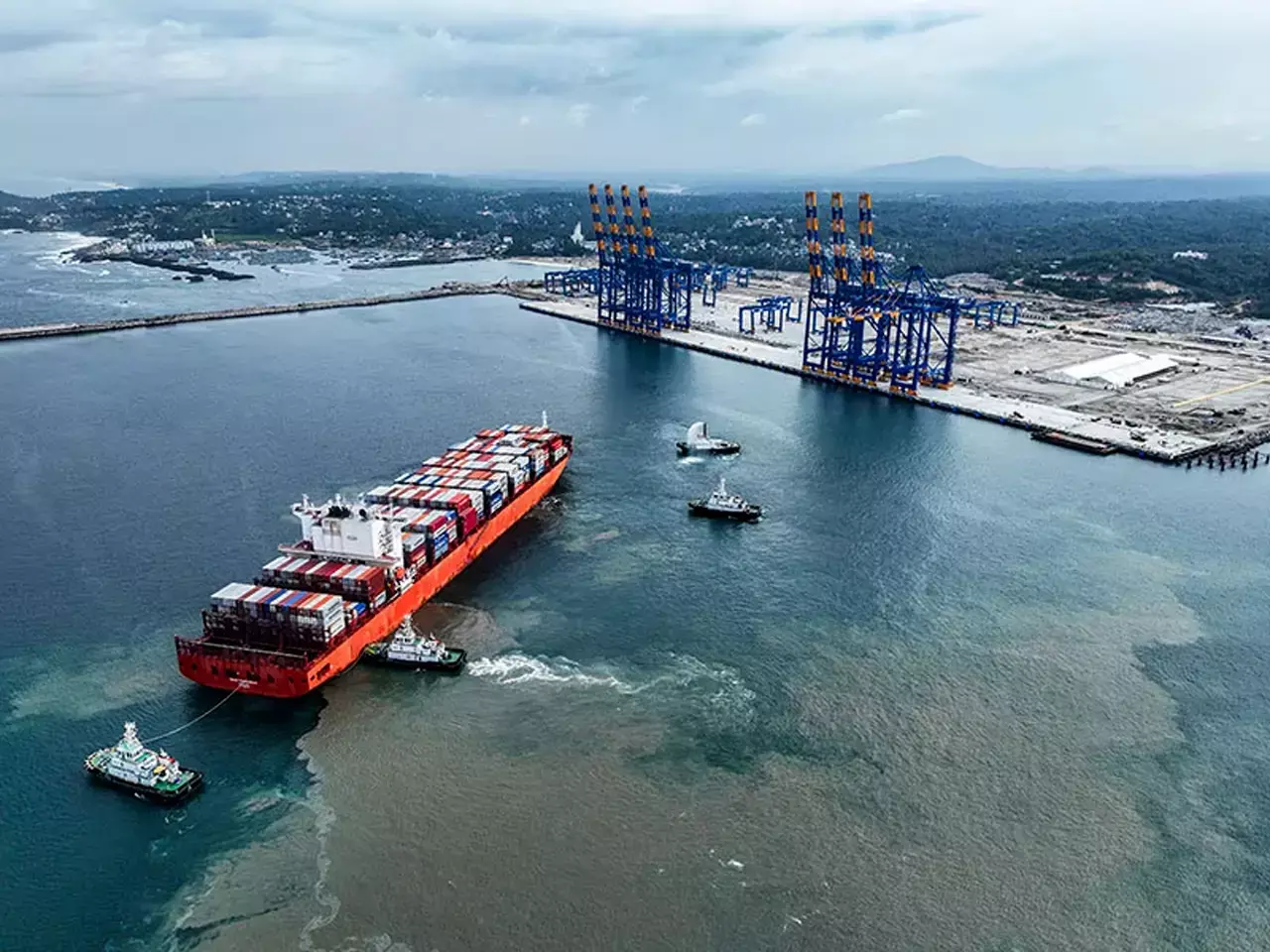 vizhinjam port completes double century