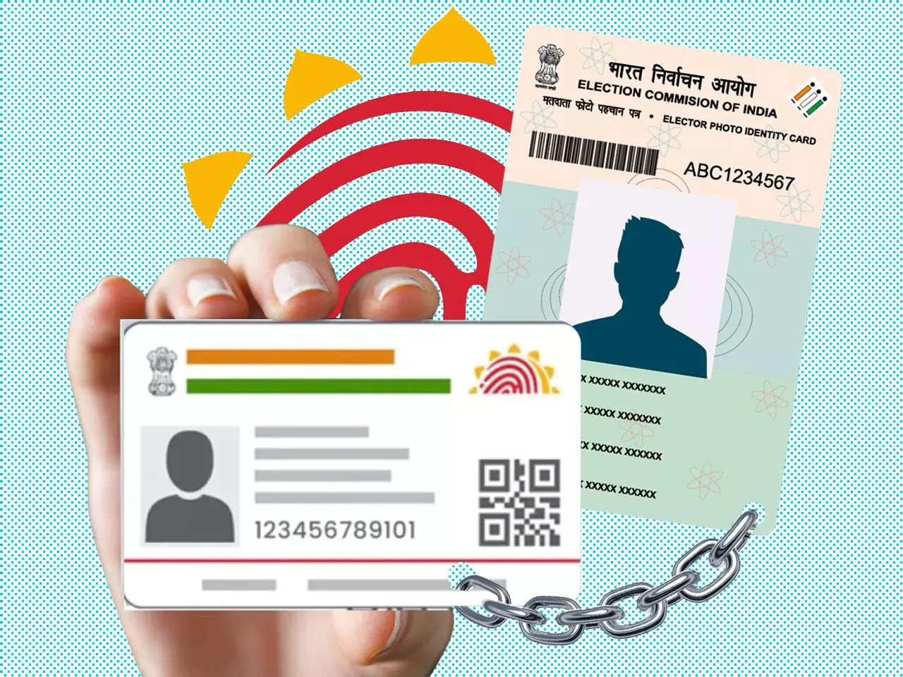 central government moves to link aadhaar and voter id