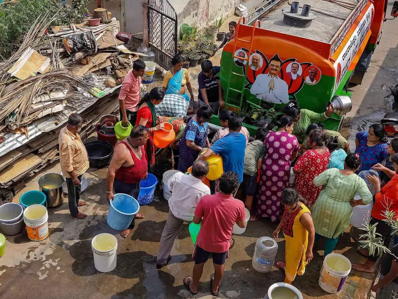 even a drop of water is worth gold, drinking water shortage is acute in bengaluru