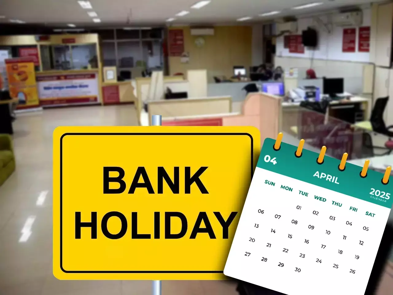 15 days of bank holidays in april, the list is as follows