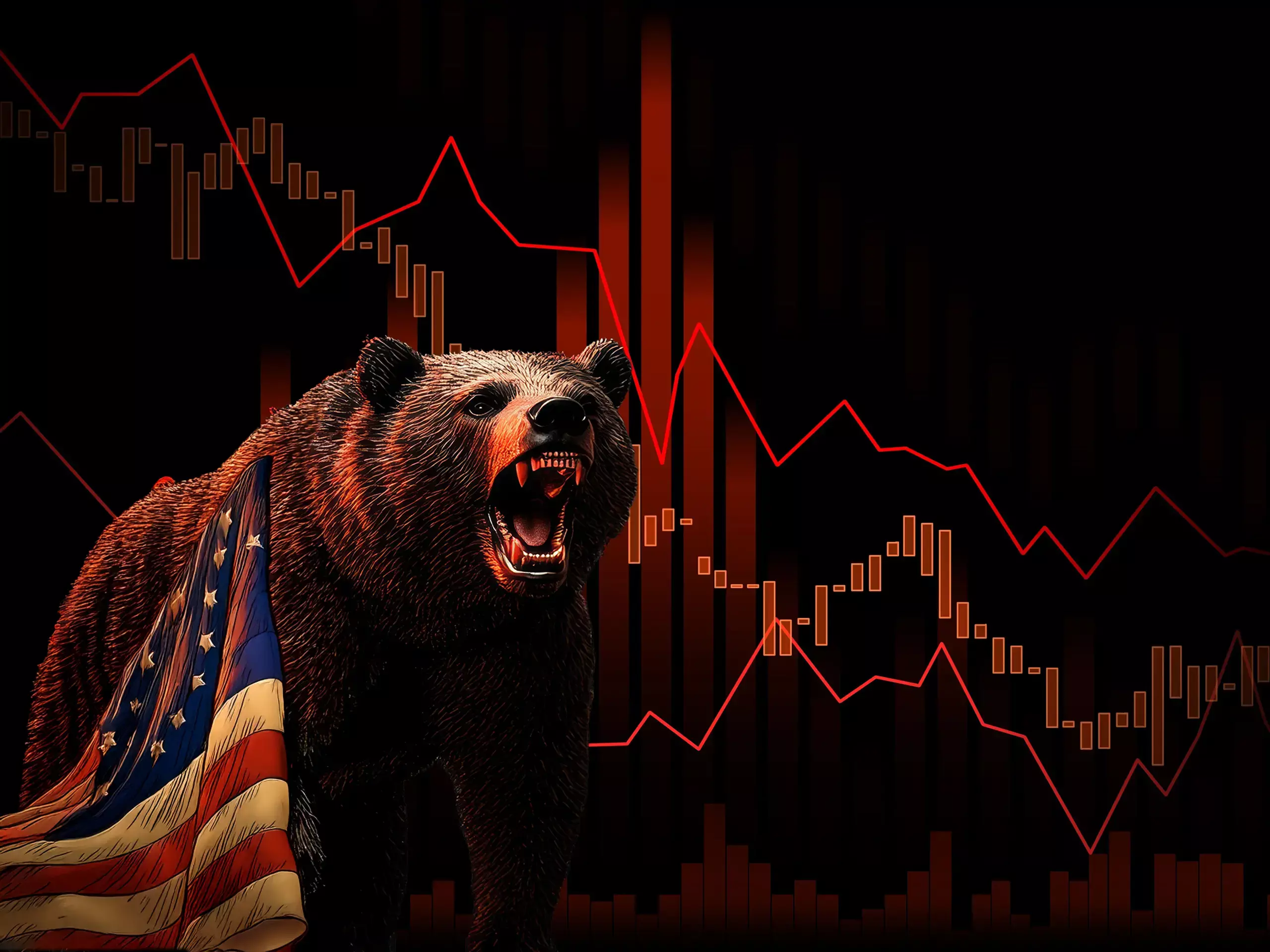 US tariffs, heavy fall in the market