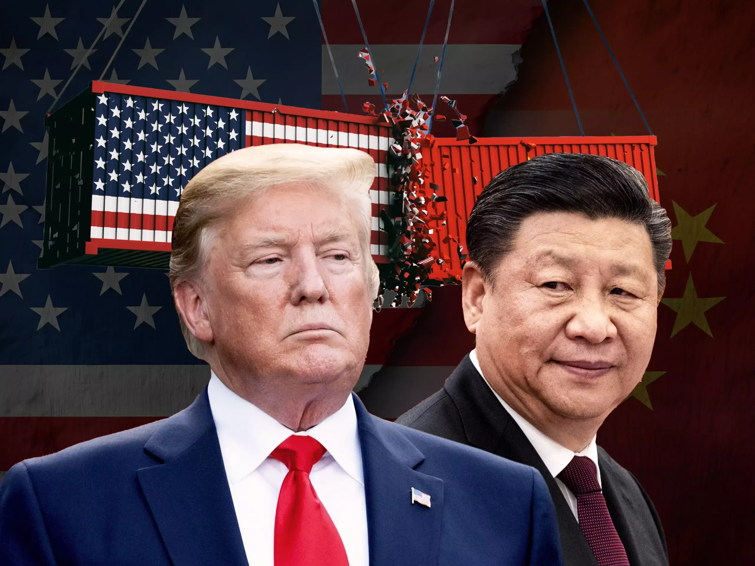 ചൈനീസ് ഇറക്കുമതികള്‍ക്ക്     104% നികുതിയുമായി ട്രംപ്