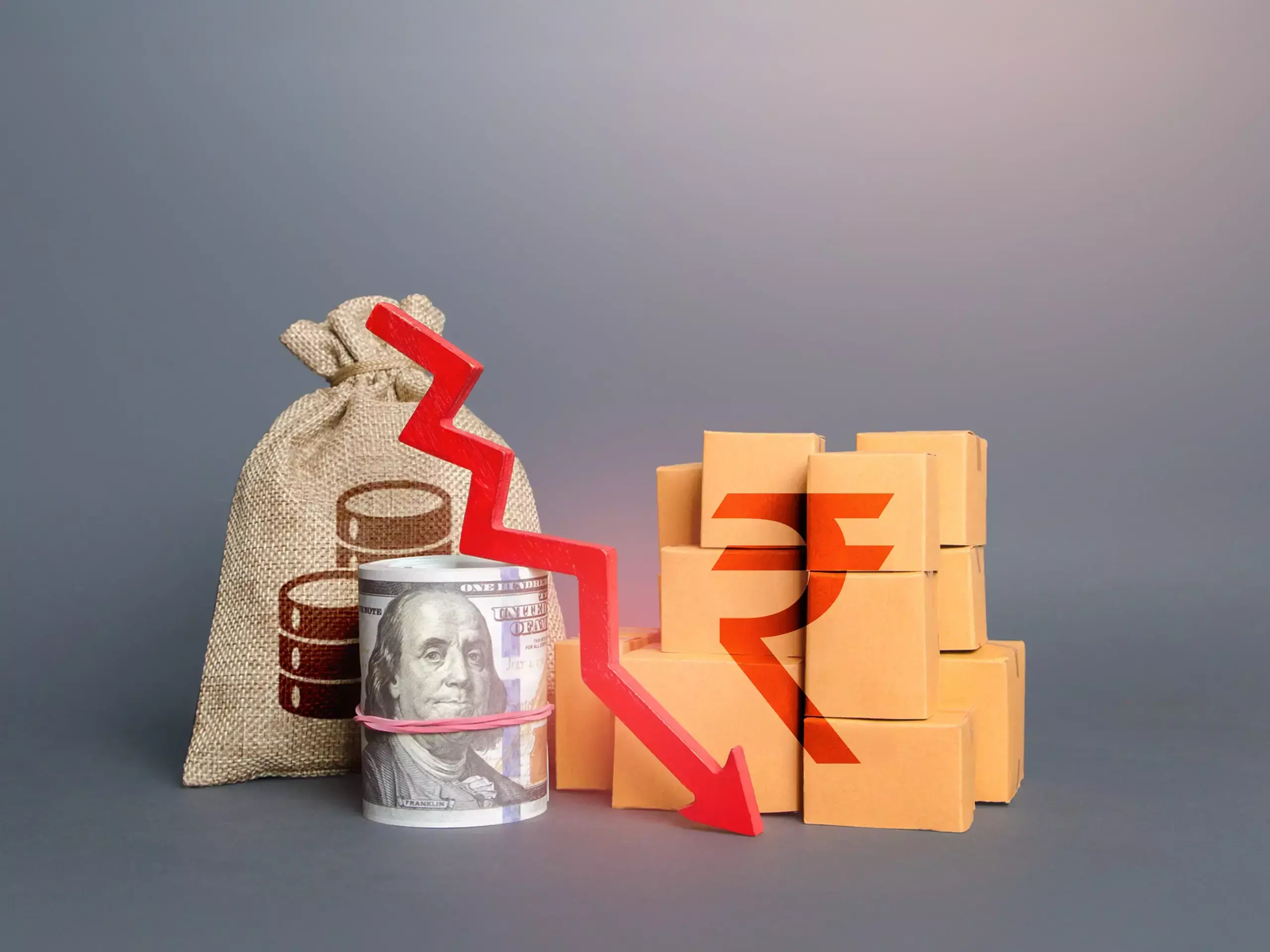 രൂപയുടെ മൂല്യത്തില്‍ ഇടിവ്, 5 പൈസയുടെ നഷ്ടം; വിപണിയും ഇടിവിൽ