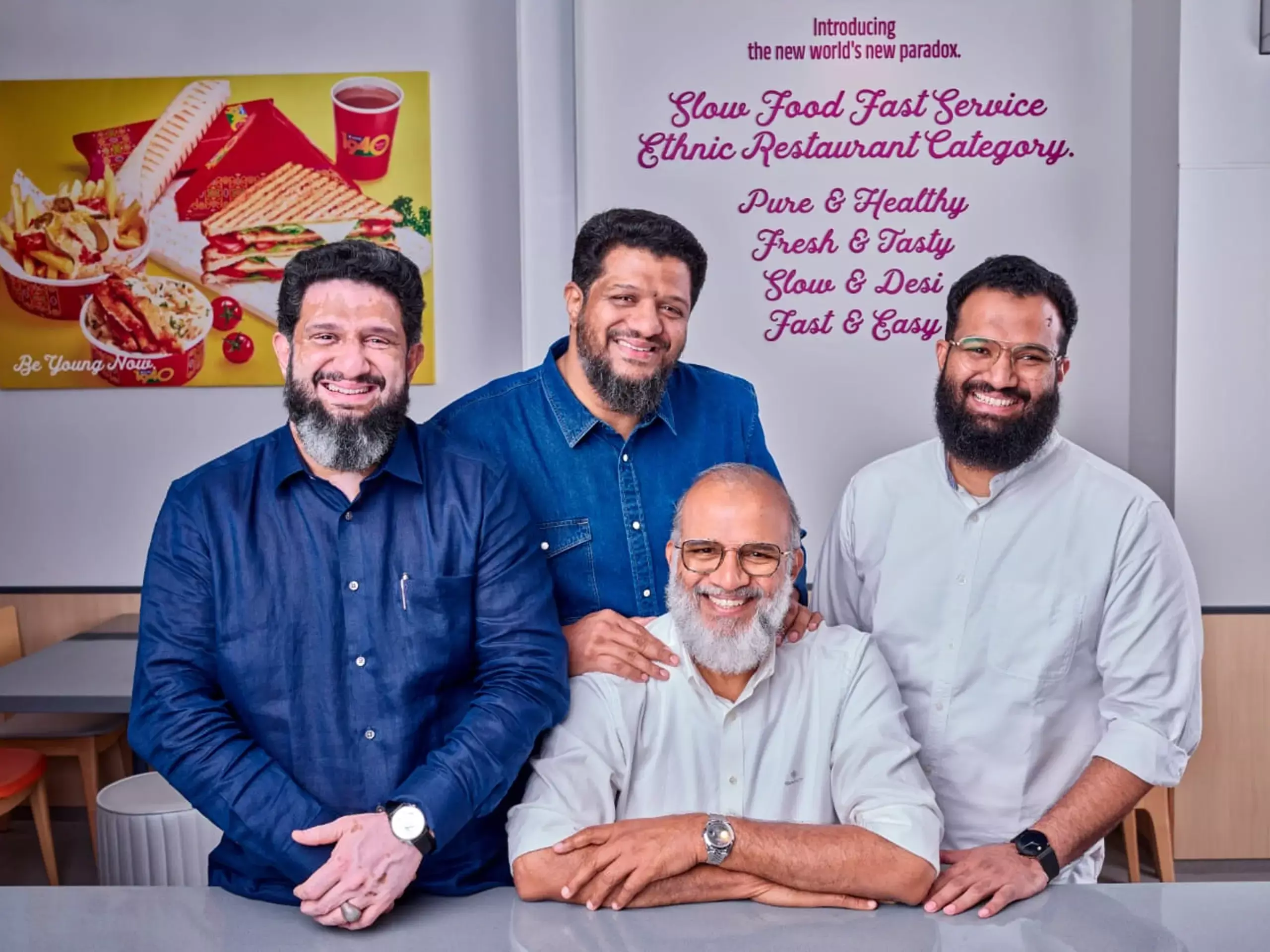 സ്ലോ ഫുഡ് ഫാസ്റ്റ് സര്‍വീസ് റെസ്റ്റോറെന്റ്  ശൃംഖലയുമായി ആസാദ് കോര്‍പ്പറേറ്റ് ഹൗസ്