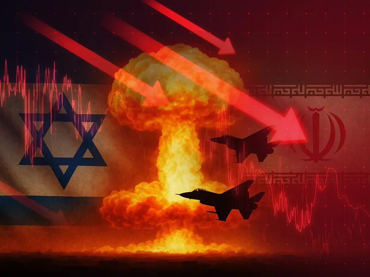 west asian conflict, markets fall