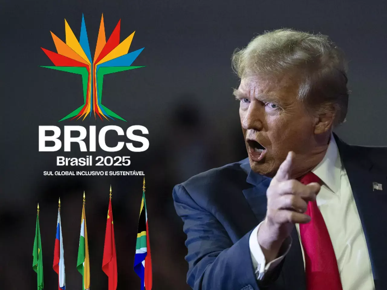 trump threatens brics warns of additional taxes