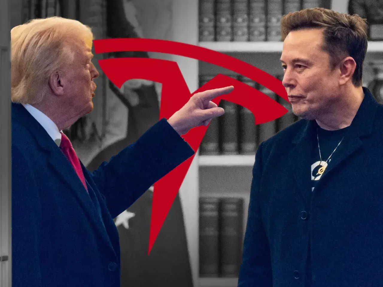 ട്രംപ്- മസ്‌ക് പോരില്‍ നഷ്ടം ടെസ്ലയ്ക്ക്