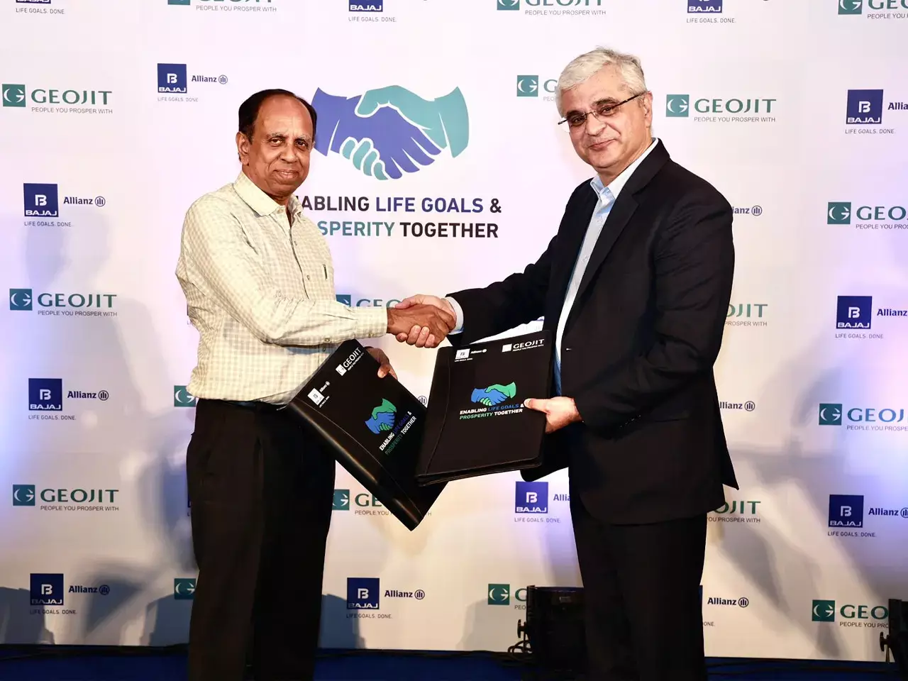 life insurance, bajaj allianz and geojit financial partner