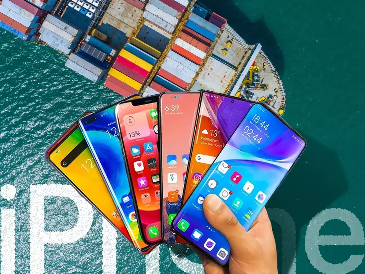 smartphone exports surge, iphone leads