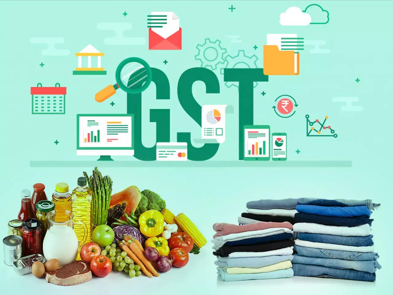 gst, prices of food items and textiles will come down